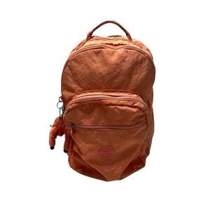 Kipling Tangerine Backpack with Keychain
